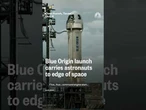 Blue Origin launch carries astronauts to edge of space