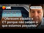 Presidente do Grêmio descarta deixar RS para seguir com Brasileirão: 'Solução de quem está distante'