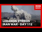 At least 47 killed in Israeli strikes in Lebanon | BBC News