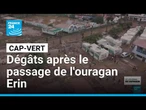 Cap-Vert : dégâts après le passage de la tempête tropicale Erin • FRANCE 24