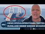 ANGRIFF AUF KRIM-BRÜCKE: Russland wieder hart getroffen! Ukrainische Drohnen werden immer tückischer