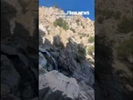 WATERFALL RESCUE: Hiker transported after falling 25 feet down onto rocks #shorts #heroic #rock #new