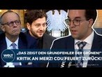 RASSISMUS-VORWURF: Grüne kritisieren Friedrich Merz! CDU-Politiker Körner schießt zurück!