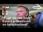 Bolsonaristas discutem se ex-presidente deve fugir ou aceitar condenação no Brasil, diz Tales