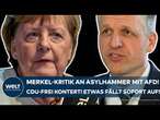 MERKEL: Heftige Kritik an Merz-Asylplan mit AfD-Stimmen! Frei kontert - und etwas fällt sofort auf!