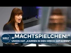 RICHTERWAHL: Linke-Politikerin Heidi Reichinnek macht Union für Chaos im Bundestag verantwortlich