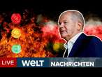 KLARTEXT VOM KANZLER: OLAF SCHOLZ räumt Probleme in der Ampel-Koalition ein | WELT LIVESTREAM