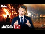 LIVE: Macron visits wildfire-hit Gironde as extreme blazes force thousands to flee