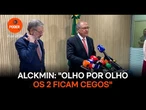Alckmin nega retaliar EUA por tarifas: “Olho por olho os 2 ficam cegos”