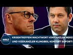 FRIEDRICH MERZ: Krisentreffen in Berlin! Machtwort vom Kanzler! Vizekanzler Klingbeil kontert sofort