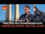 Tarcísio faz homenagem aos “heróis do MMDC” no feriado de 9 de julho