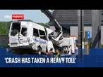 Live from Belgium after deadly train collision with school bus