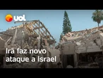 Vídeo mostra local atingido por novos bombardeios a Israel após EUA atacarem instalações iranianas