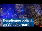 Masivo despliegue de policías en Valdebernardo tras intentar los vecinos impedir la detención de dos