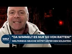 PUTINS KRIEG: "Da wimmelt es nur so von Ratten!" Weltkriegs-Seuche wütet an der Front!