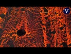 Un dron capta estas impresionantes imágenes de una erupción volcánica en Islandia