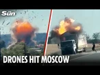 Ukrainian drones hit Moscow as explosions ring out