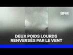 Orages: les images des dégâts de la tornade qui a frappé le département de la Loire