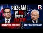 Rozłam w PiS staje się faktem! Morawiecki odchodzi, Kaczyński odpowiada