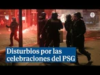 Un muerto y más de 400 detenidos tras los disturbios por las celebraciones de la victoria del PSG