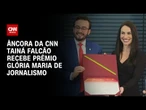 Câmara premia Tainá Falcão, âncora da CNN, com medalha Glória Maria | BASTIDORES CNN