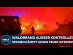FEUER-INFERNO IN SPANIEN: Waldbrand wütet immer weiter und zwingt über 1.100 Menschen zur Flucht!