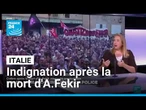 Italie : colère après la mort d'un homme interpellé par la police • FRANCE 24