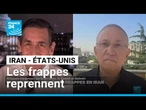 Téhéran réplique après des frappes américaines sur l'Iran répondant à un hélicoptère abattu
