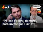 'Dark Horse': Flávio Bolsonaro não explica origem de dinheiro e vira caso de polícia, diz Josias