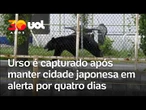 Utsunomiya: Operação com caçadores e polícia captura urso que circulava na cidade do Japão
