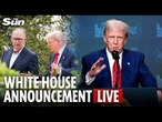 LIVE: Donald Trump speaks from from White House ahead of $200 million ballroom ‘megabuild’