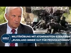 MILITÄRÜBUNG MIT ATOMWAFFEN-SZENARIEN: Russland provoziert NATO bei Zapat-Manöver in Belarus