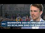 GEWALTHOTSPOTS BAHNHÖFE: Messerdelikte auf Rekordhoch – Wie sicher sind unsere Bahnhöfe noch?