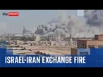 Israel and Iran exchange fire as US reportedly sends stealth bombers to Guam