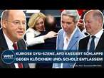 BUNDESTAG: So war der Tag! Kuriose Gysi-Szene, AfD kassiert Schlappe gegen Klöckner und Scholz adé!