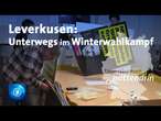 Leverkusen: Unterwegs im Winterkampf | tagesthemen mittendrin