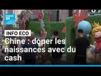 Chine : Pékin tente de relancer les naissances… avec des aides en cash • FRANCE 24