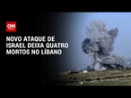 Quatro pessoas morrem em ataque no Líbano após anúncio de cessar-fogo | CNN PRIME TIME