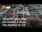Uiraponga: moradores abandonam casas com medo de facções criminosas no Ceará