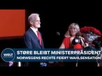 NORWEGEN: Sozialdemokrat Støre bleibt Ministerpräsident – Aber auch rechte Partei feiert Wahlerfolg
