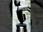 This humanoid robot can run swap its own battery and run 24/7