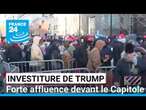 Investiture de Donald Trump : forte affluence devant le Capitole avant la cérémonie • FRANCE 24