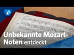 Unbekannte Mozart-Noten in Frankreich entdeckt