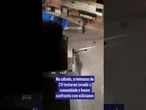 Criminosos passam em frente à viatura da PM e não são abordados; drone flagra momento em vídeo
