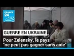 Attaque de missiles russe sur Kiev : "on ne peut pas gagner sans aide" pour Zelensky • FRANCE 24