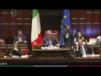 Dl sicurezza, la protesta del dem Mancini in Aula: "Resto in silenzio, faccio come il Governo"
