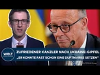 UKRAINE-GIPFEL BEI TRUMP: Kanzler Merz zufrieden - "Er konnte fast schon eine Duftmarke setzen"
