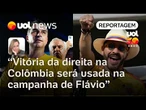 Vitória da direita na Colômbia será usada na campanha de Flávio Bolsonaro no Brasil | Figueiredo