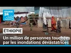 Éthiopie : les inondations touchent plus d'un million de personnes • FRANCE 24