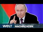 PUTIN ÄUßERT SICH ZU WAFFENRUHE: Kreml prinzipiell einverstanden, aber stellt Bedingungen | STREAM